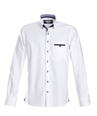 Purple Bow 40 Slim – рубашка, Белый – J.Harvest & Frost (4)