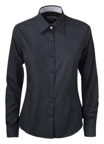 YB51 Twill – рубашка (для женщин), Черный – J.Harvest & Frost (1)