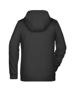 Женская толстовка на молнии с капюшоном OCS Blended & RCS, черный – James & Nicholson (4)