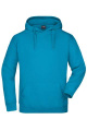 Толстовка с капюшоном, бирюзовый