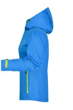 Женская куртка для активного отдыха, аква/кислотно-жёлтый – James & Nicholson (2)