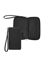 Дорожный кошелек Double B Saffiano Black