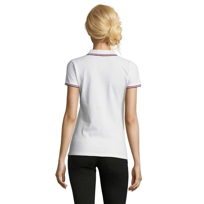 Женская рубашка поло PRESTIGE, 200 г/м², Белый, С, изображение товара (1)