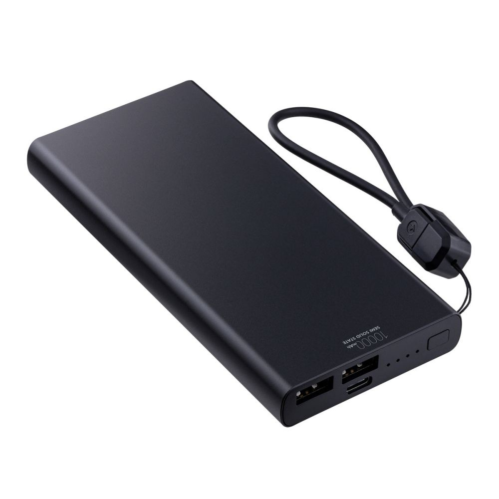 Внешний аккумулятор REEVES-WATTRON CORE X ALU, 10000 mAh – чёрный (1)