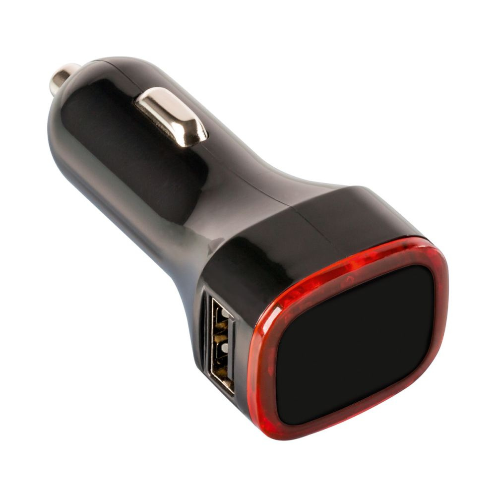 Автомобильное USB-зарядное устройство COLLECTION 500 – красный (1)