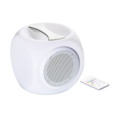 Bluetooth®-колонка с подсветкой REEVES-MALBORK – белый