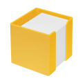 Коробка для заметок „Alpha“ с органайзером, желтый