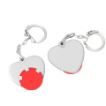 Держатель жетона для тележки „heart“, красный