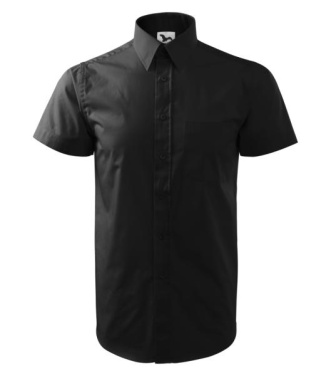 MALFINI Chic – Рубашка мужская, чёрный, S, изображение товара (2)