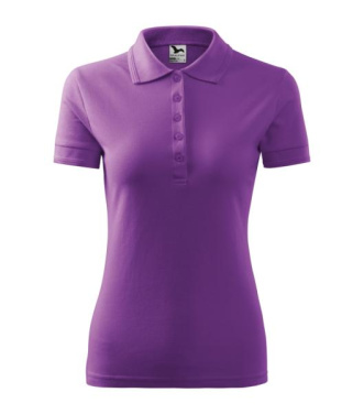 MALFINI Pique Polo – Поло женское, фиолетовый, XS, изображение товара (2)