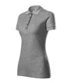 MALFINI Cotton Heavy – Поло женское, тёмно-серый меланж