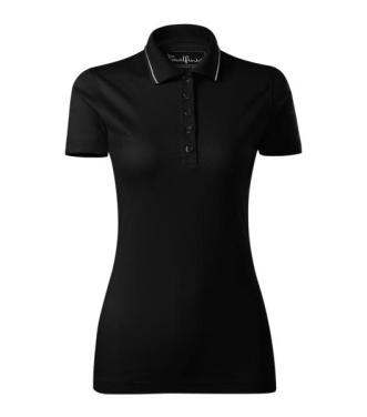 MALFINI Premium Grand – Поло женское, чёрный, XS, изображение товара (2)