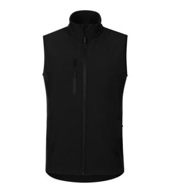 MALFINI Trail – Софтшелл безрукавка мужская, чёрный, 4XL, изображение товара (2)