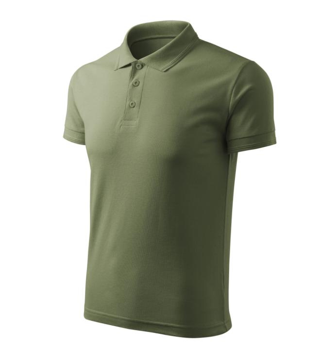 MALFINI Pique Polo Free – Поло мужское, хаки, S, изображение товара (1)