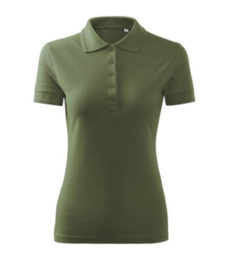 MALFINI Pique Polo Free – Поло женское, хаки, S, изображение товара (2)