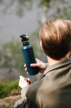 VILDMARK Flip 0,75 l – бутылка для воды, цвет: темно-синий, изображение товара (3)