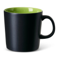 KOPP Emma 25 cl – кружка, Матовый черный/зеленый 376