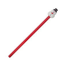Карандаш «Снеговик», красная