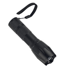 Яркий светодиодный фонарь, черный