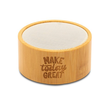 Беспроводная колонка Soundy Bamboo с Bluetooth, коричневый, изображение товара (4)