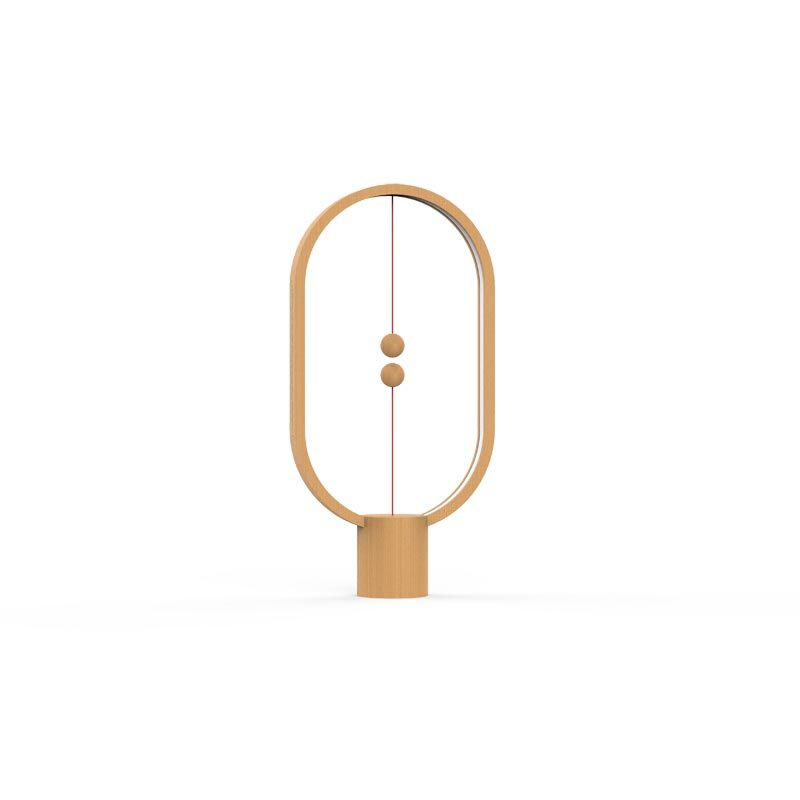 Heng Balance Lamp Ellipse Wood – светодиодная лампа, изображение товара (1)