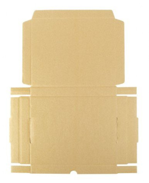 Складная коробка синего цвета, 220 × 170 × 30 мм, изображение товара (4)