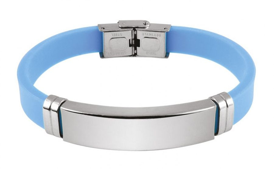 Стальной браслет и светло-голубая ЭВА, изображение товара (1)