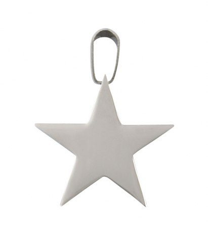 Кулон из стальной звезды, изображение товара