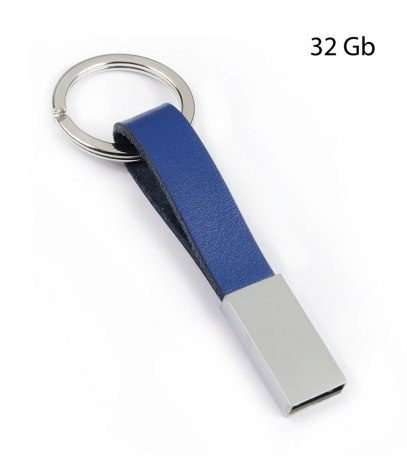 USB синяя кожа, изображение товара (1)