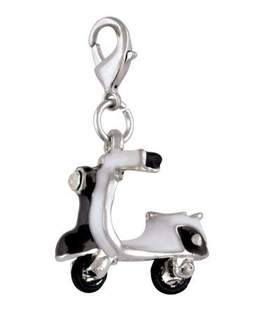 Кулон - белый Vespa, изображение товара