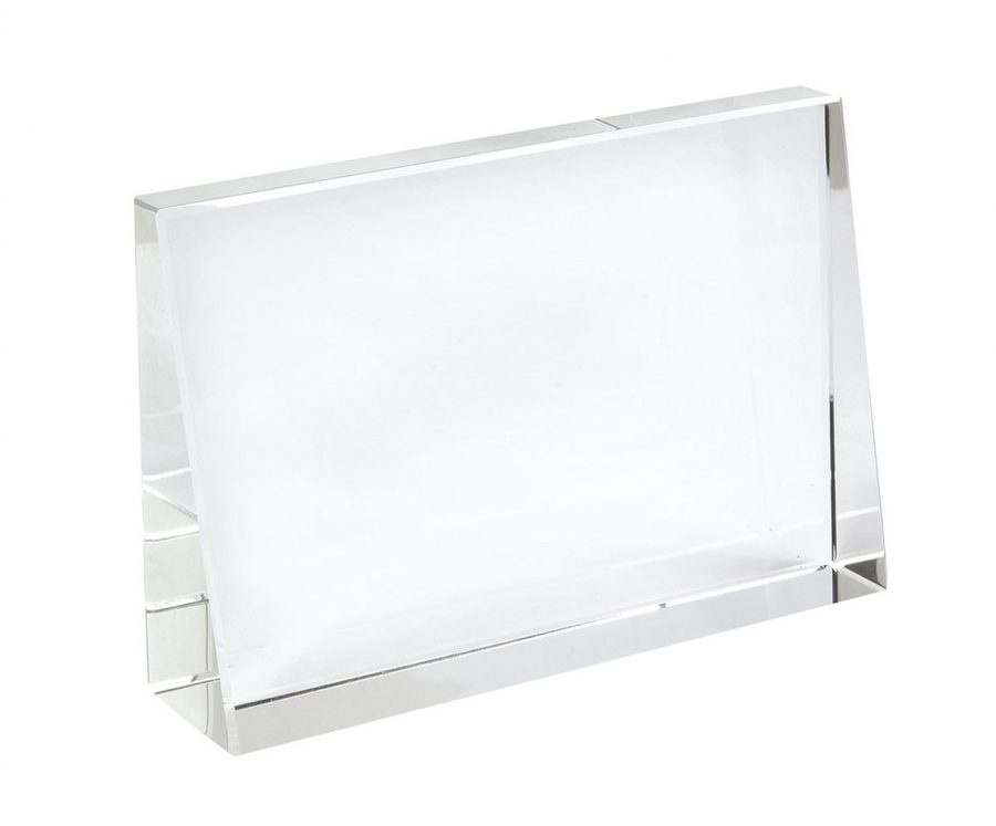Прозрачный стеклянный наградной кубок 130 × 30 × 90, изображение товара (1)