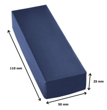 Брелок-полоска из ПВХ, черный, с полостью, изображение товара (4)