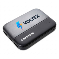 Powerbank GRUNDIG 5000 мАч с разъемами USB-A и USB-C