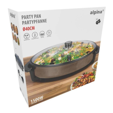 Сковорода ALPINA Party Pan 1500 Вт, диаметр 40 см. – ALPINA (2)