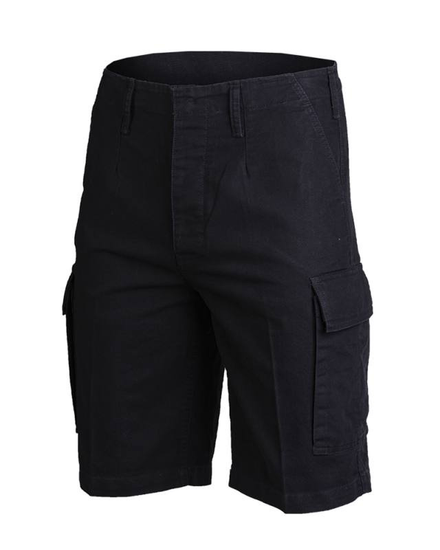 BW Bermuda Moleskin Prewash Black – Mil-Tec (1)