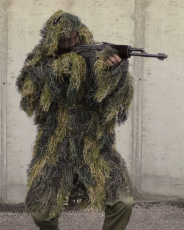 Парка Ghillie «anti Fire» Pro Woodland с камуфляжем