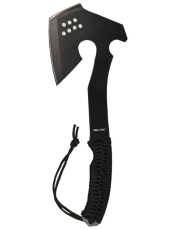 Черный паракордовый топорик с карманом для головы