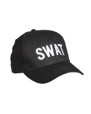 Черная бейсболка. ′swat′
