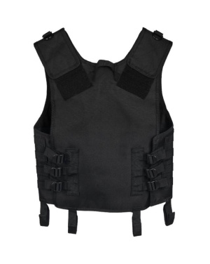 Жилет Molle Carrier Vest второго поколения, черный – Mil-Tec (2)