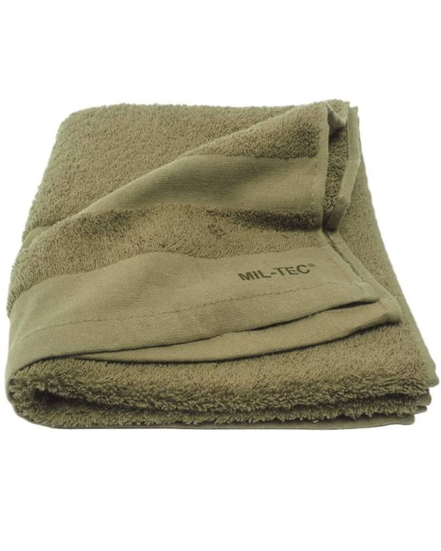 Полотенце для рук Mil-tec® 110 × 50 см, оливково-зеленое – Mil-Tec
