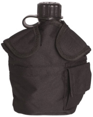 Подсумок для фляги Molle в американском стиле, черный.