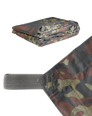 Тент PE Ripstop 3 × 3M Flecktarn – Mil-Tec (2)
