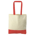 Cotton Fare Bicolor двухцветная сумка из переработанного хлопка, 140 г/м², натуральный / красный