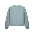 Stanley/Stella Former свитшот с круглым вырезом унисекс, серо-синий (Pebble Blue)