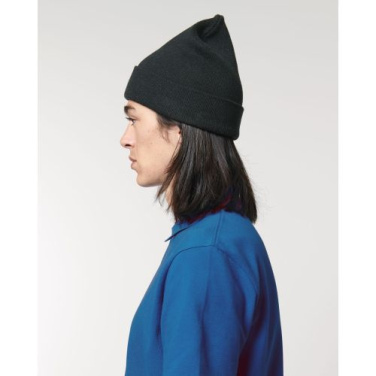 Stanley/Stella Rib Beanie вязаная шапка – чёрный (3)