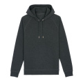 Stanley/Stella Sider толстовка с капюшоном унисекс, 300 г/м², тёмно-серый (Dark Heather Grey)