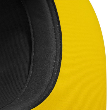 Beechfield B610C бейсболка - чёрный / жёлтый (2)