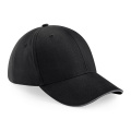 Beechfield B20 бейсболка, чёрный / графитовый