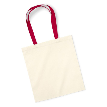 Westford Mill W101C сумка-шоппер - натуральный / красный (Classic Red) (2)