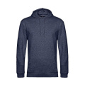 B&C WU03W толстовка с капюшоном, тёмно-синий меланж (Heather Navy)